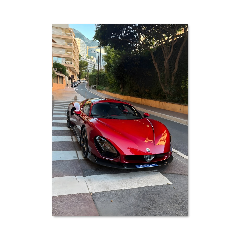 Poster Stradale Automobile